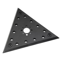 Шлифовальная пластина Flex с креплением на "липучке", треугольная