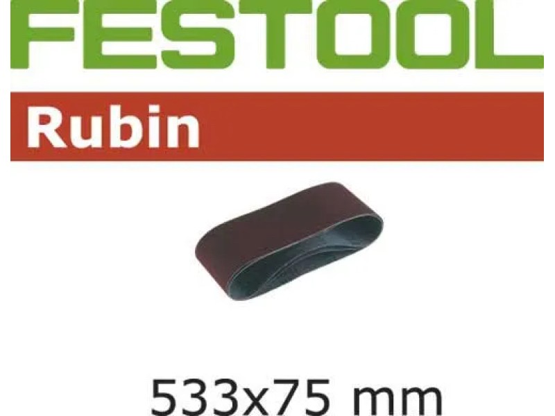 Лента шлифовальная Festool Rubin P 220. компл. из 10шт. 75 x 533 / P220 RU/10