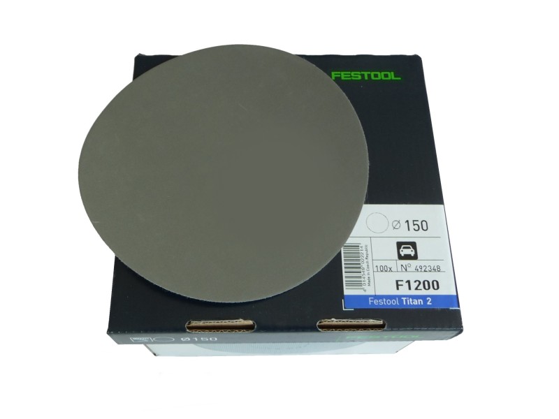 Шлифовальные круги Festool Titan 2 P 1200, компл. из 100 шт. STF D150/0 1200 TI2/100