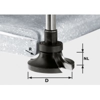 Фреза скругляющая с подшипником Festool HW S12 R19/D70