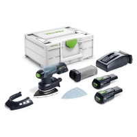 Аккумуляторная дельтавидная шлифовальная машинка Festool DTSC 400 3,0 I-Plus