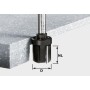 Фреза пригоночная с верхним опорным подшипником Festool HW D28/NL25/GL80 ss S12,7