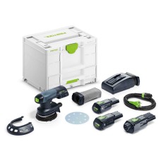 Аккумуляторная эксцентриковая шлифовальная машинка Festool ETSC 125 3,0 I-Set