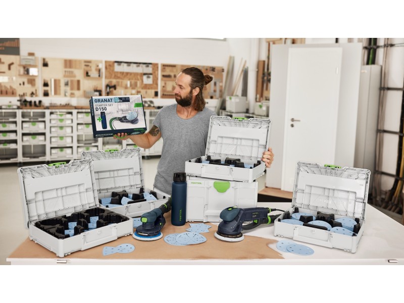 Систейнер³ с абразивным материалом Festool D90/V93 GR SYS Granat