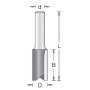 Фреза пазовая монолит D6x19 L57 Zsolid 2 хвостовик 8 Dimar 1070105