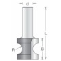 Фреза катушка R2 D13.5x12.7 L45 хвостовик 8_MOQ.1 Dimar 1240015