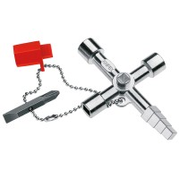 Ключ крестовой 4-лучевой для стандартных шкафов Profi-Key, 90 мм Knipex KN-001104