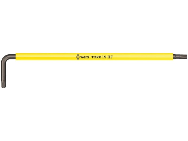 967 SXL HF TORX Multicolour Г-образный ключ с фиксацией, удлиненный, TX 15 x 123 мм Wera WE-024474