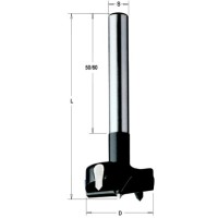 Сверло чашечное HM 16x90 Z=2+2 S=10x60 RH CMT 512.160.11