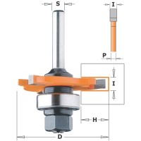 Фреза концевая пазовая дисковая D=47,6 I=2,5 S=8,0 CMT 922.325.11A