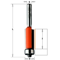 Обгонная фреза с нижним подшипником D=12,7 I=25,4 S=6,0 L=70,7 CMT 706.127.11