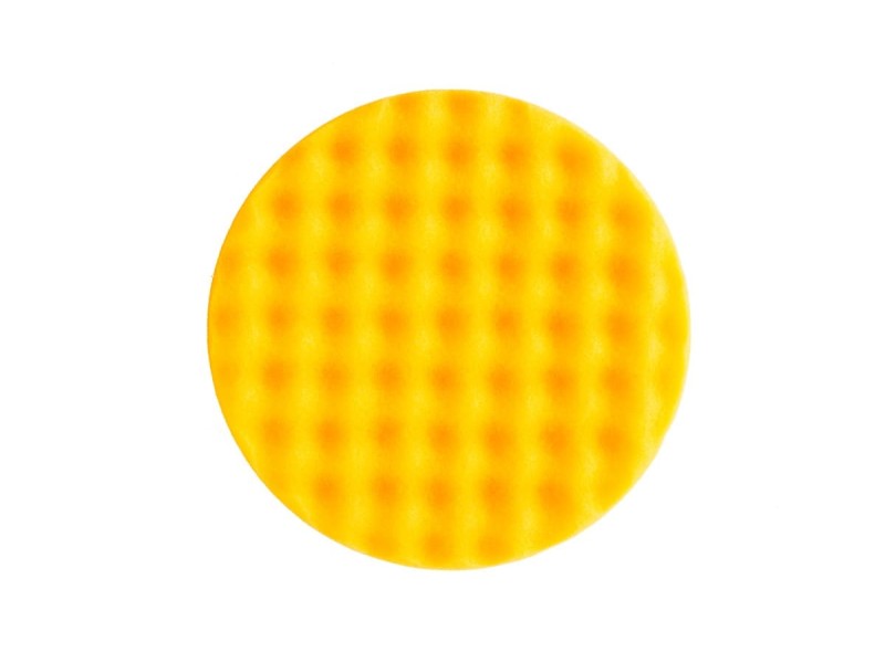 Рельефный поролоновый полировальный диск Mirka 150мм. желтый