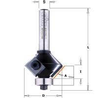 Фреза для снятия фаски со сменными ножами HM Z2 S=8 D=29x8x60 CMT 659.045.11