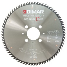 Пила Dimar 9553160R D450x60x4,4 Z72 для пильного центра для сэндвич панелей дсп, клееной древесины