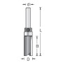 Фреза копировальная D15.9x25.4 L63 хвостовик 6 Dimar 1072583