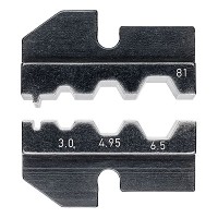 Плашка опрессовочная: штекеры для оптоволокна, Harting, Ø 3.5 / 6.0 / 7.5 мм, 3 гнезда Knipex KN-974981
