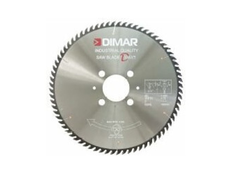 Пила Dimar 9553350S D320x65x4,4 Z60 для пильного центра для сэндвич панелей дсп, клееной древесины