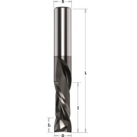 Фреза спиральная монолитная с покрытием DLCP 12x52x100 Z=2+2 S=12 RH CMT 190.121.41