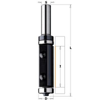 Обгонная фреза с верхним и нижним подшипником Z2 S=8 D=19X30X90 RH CMT 657.191.11B