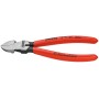 Бокорезы для оптоволокна, пружина, 160 мм, обливные ручки Knipex KN-7251160