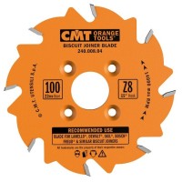 Пильный диск пазовый для шпоночного соединения 100x22x3,96/3,0 15° 10° ATB Z=8 CMT 240.008.04