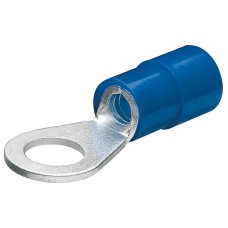 Наконечники кабельные, изолированные, "кольцо", синие, под винт Ø 8 мм, 1.5-2.5 мм², 100 шт Knipex KN-9799176