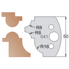 Нож Dimar МУЛЬТИСИСТЕМА HSS мультипрофиль плинтус R8 50x20x4 3304150