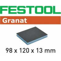 Губка шлифовальная Festool Granat 120. компл. из 6 шт. 98x120x13 120 GR/6