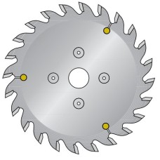 Пила паз 5 D150x20x5 Z24 совместима с оправкой 190025 Dimar 90102243