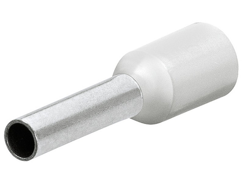 Гильзы контактные изолированные DIN 46228-4 (НШВИ), белые, 0.50 мм², 200 шт, 16 мм, DIN 46228-4 Knipex KN-9799350