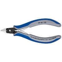 Бокорезы прецизионные, острая головка, 125 мм, 2-комп ручки Knipex KN-7942125