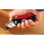 Нож складной строительный, быстрая замена лезвий, отсек для запасных лезвий, пластиковая ручка Erdi DBKPH-EU