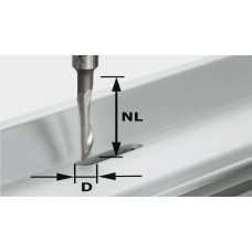 Фреза для обработки алюминиевых сплавов Festool HS S8 D5/NL23