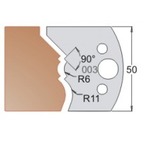 Нож Dimar МУЛЬТИСИСТЕМА HSS плинтус R6;11 50x20x4 3300350