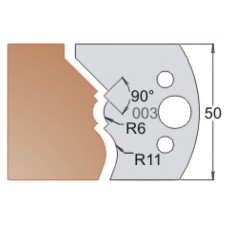 Нож Dimar МУЛЬТИСИСТЕМА HSS плинтус R6;11 50x20x4 3300350