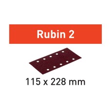 Материал шлифовальный Festool Rubin II P 80. компл. из 50 шт. STF 115X228 P 80 RU2/50