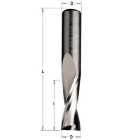 Фреза из твёрдого сплава спиральная верхний рез 8x42x90 Z=2 S=8 RH CMT 191.082.11