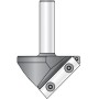 Фреза V паз 160 гр. сменные ножи D58.7x5 L70.7 Z2 хвостовик 12 Dimar 1053689