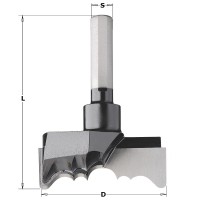 Сверло HW для изготовления розеток 54x71,3 Z=2 S=9,52 RH CMT 531.542