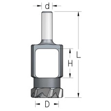 Сверло для изготовления пробок D25 хвостовик 13 WPW MN25008