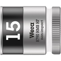 8790 HMB HF Zyklop Головка торцевая 6-гранная, 3/8", с фиксацией, 15 x 29 мм Wera WE-003749