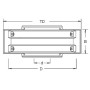 Фреза насадная МУЛЬТИПРОФИЛЬ D100 aluminiumx40/50x Z2 сменные ножи HSS посадка 30 Dimar 7761051