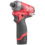 Аккумуляторный винтоверт Milwaukee M12 FUEL SURGE FQID-202X (Li-Ion2Ач)