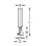 Фреза Dimar 1141013 Т паз D9,7x9,5 L40 хвостовик 6