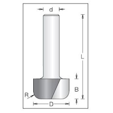 Фреза плоское дно D19.1x16 L67 хвостовик 12 Dimar 1060639