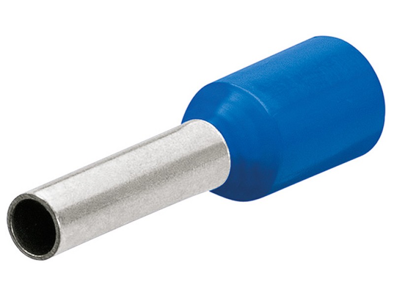 Гильзы контактные изолированные DIN 46228-4 (НШВИ), синие, 16.00 мм², 100 шт, 28 мм, DIN 46228-4 Knipex KN-9799358