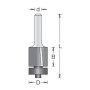 Фреза обгонные чистовые D19.1x50.8 L108 Z2 хвостовик 12 Dimar 1013029