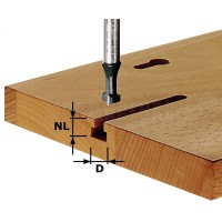 Фреза пазовая T-образная Festool HW S8 D10.5/NL13