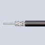 Стриппер для коаксиального кабеля Ø 4.8-7.5 мм, круглого ПВХ кабеля 3 х 0.75 мм², длина 100 мм, SB Knipex KN-1660100SB