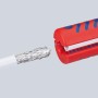 Стриппер для коаксиального кабеля Ø 4.8-7.5 мм, круглого ПВХ кабеля 3 х 0.75 мм², длина 100 мм, SB Knipex KN-1660100SB